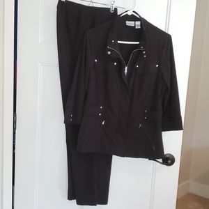 Chico's Zenergy Black jacket & long pants